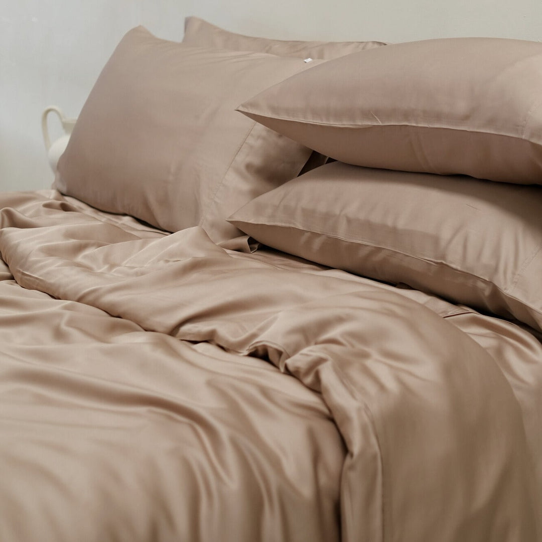 Bamboo Quilt Cover - Mocha