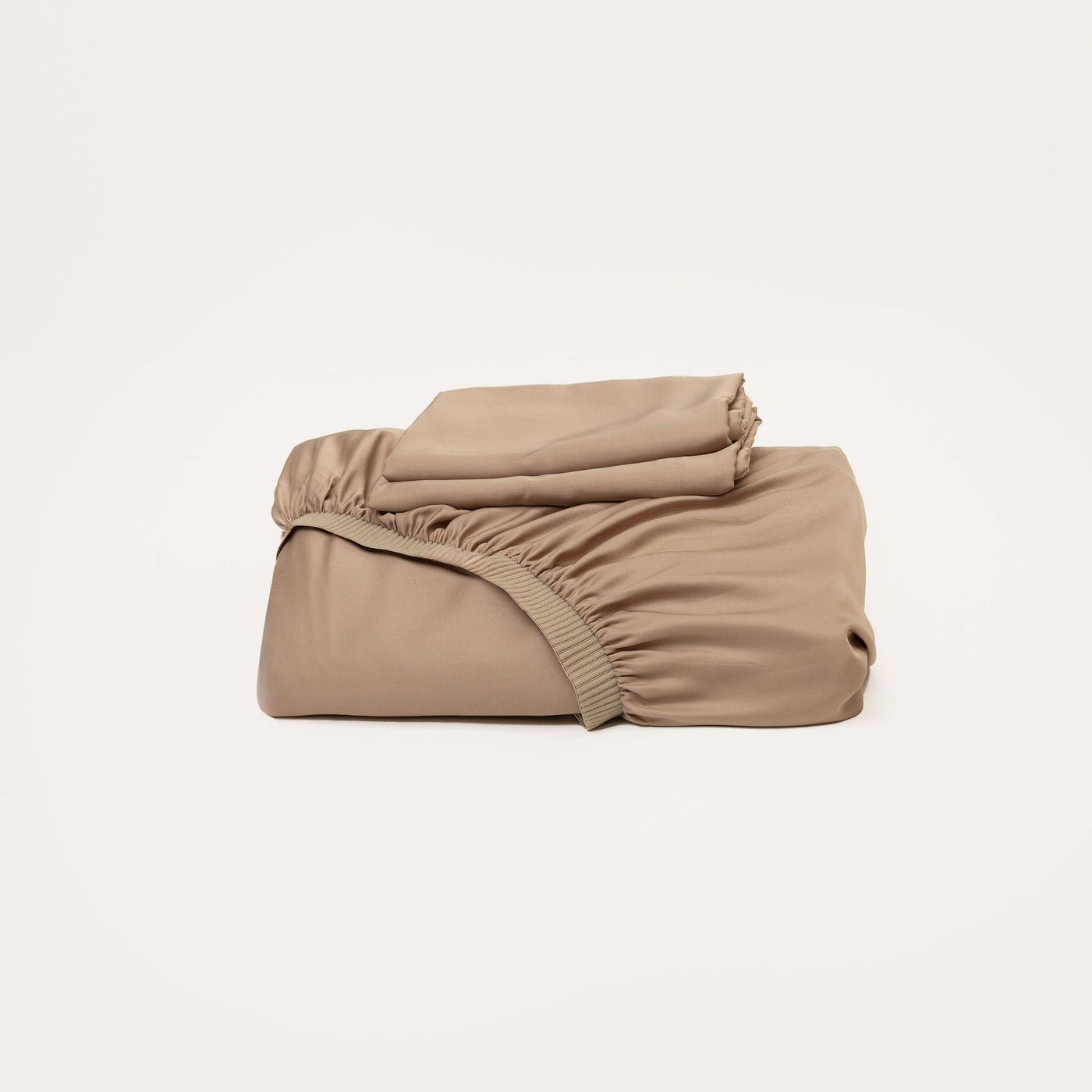 Bamboo Fitted Sheet & Pillowslips - Mocha [PRE-ORDER]