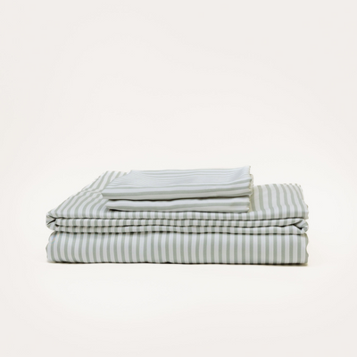 Bamboo Sheet Set - Fog Stripe