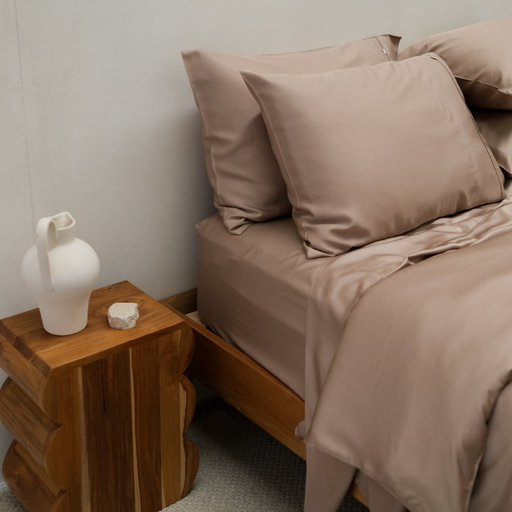 Bamboo Quilt Cover - Mocha