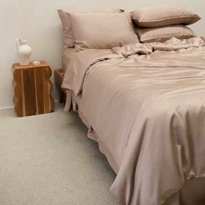 Bamboo Quilt Cover - Mocha