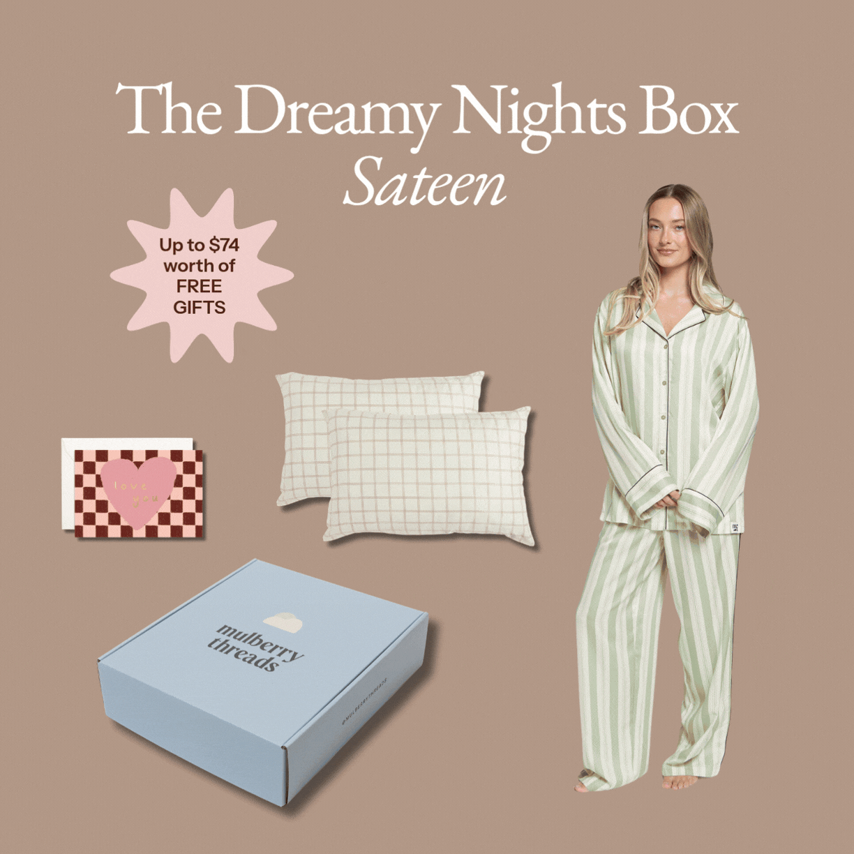 The Dreamy Night Gift Box - Sateen