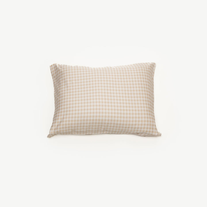 Bamboo  Pillowslip - Oat Gingham