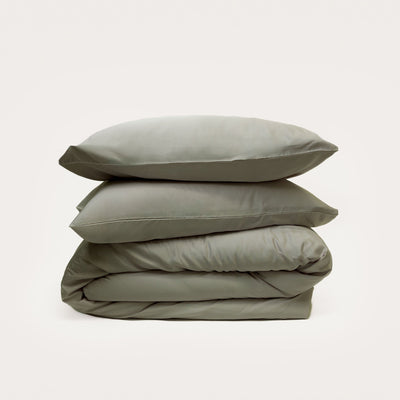 Bamboo Quilt Cover - Olive