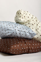 Chocolate Polka Dot Bamboo Pillowslip