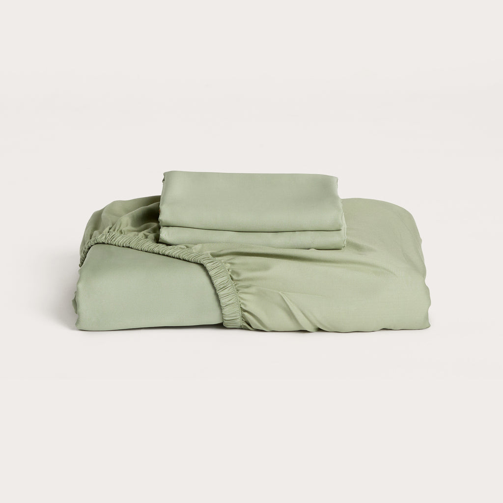 Pistachio Bamboo Fitted Sheet