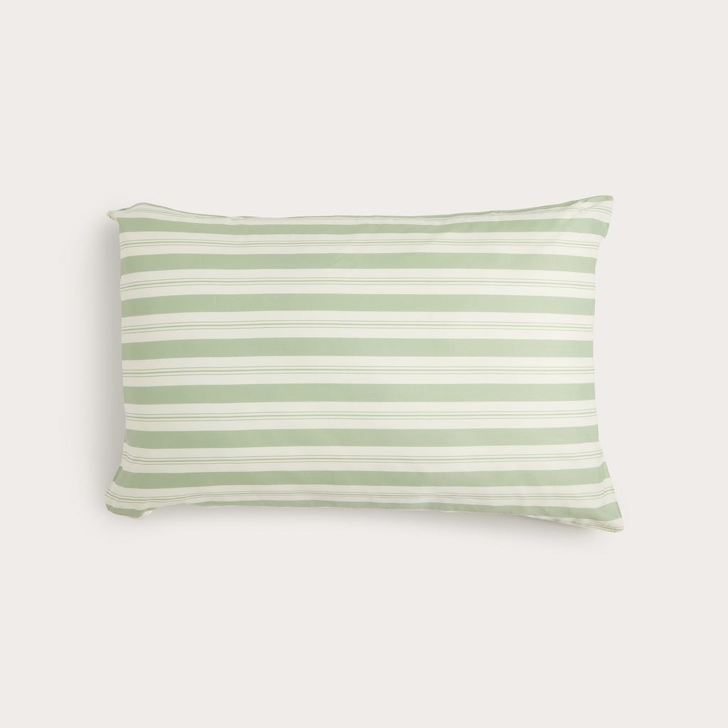 Pistachio Stripe Bamboo Pillowslip
