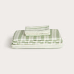 Pistachio Stripe Bamboo Sheet Set