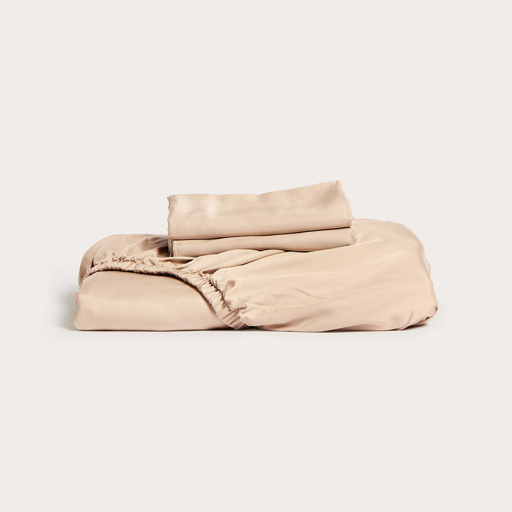 Shell Bamboo Fitted Sheet Set