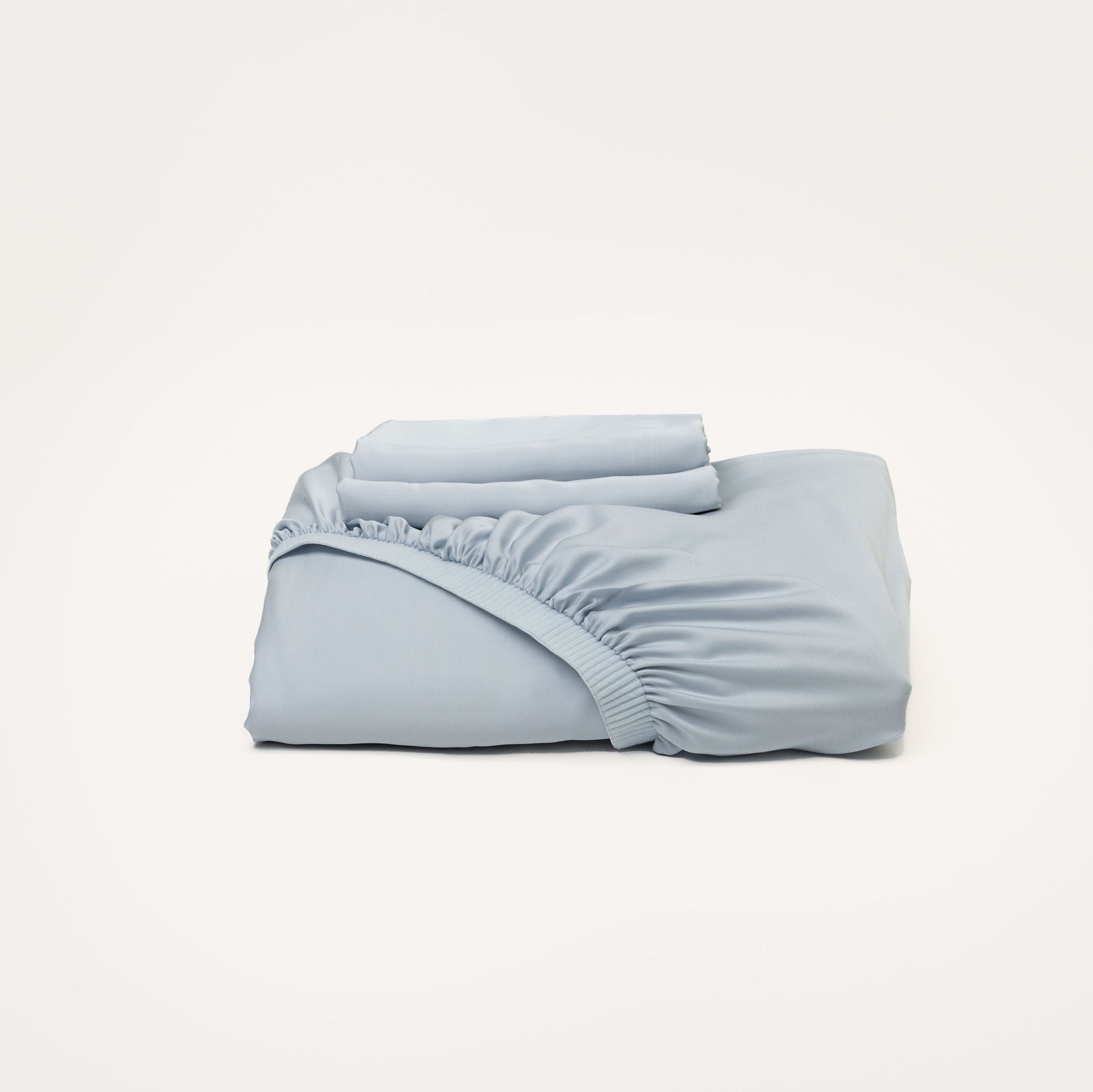Sky Bamboo Fitted Sheet Set