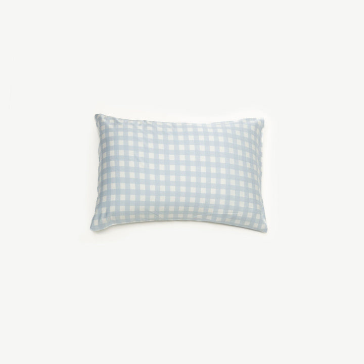 Bamboo Pillowslip - Sky Gingham