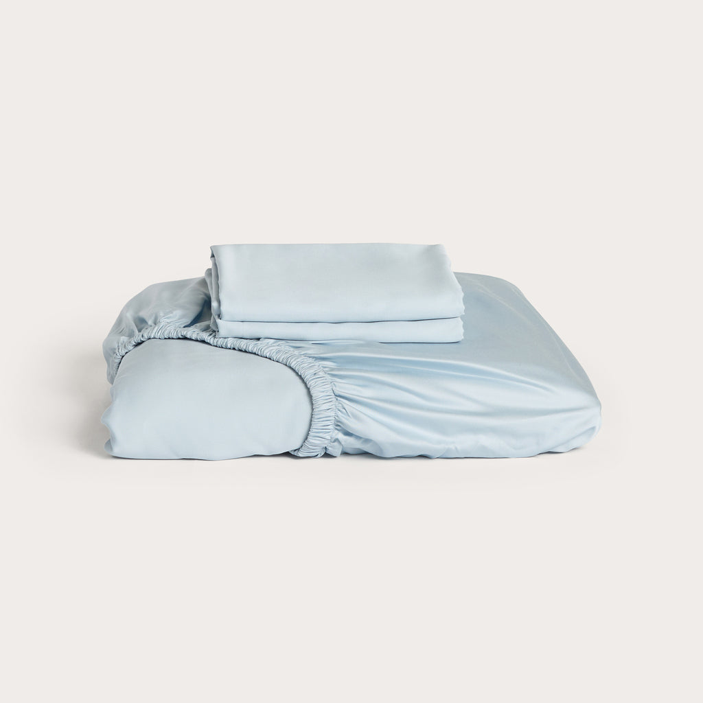 Sky Bamboo Fitted Sheet