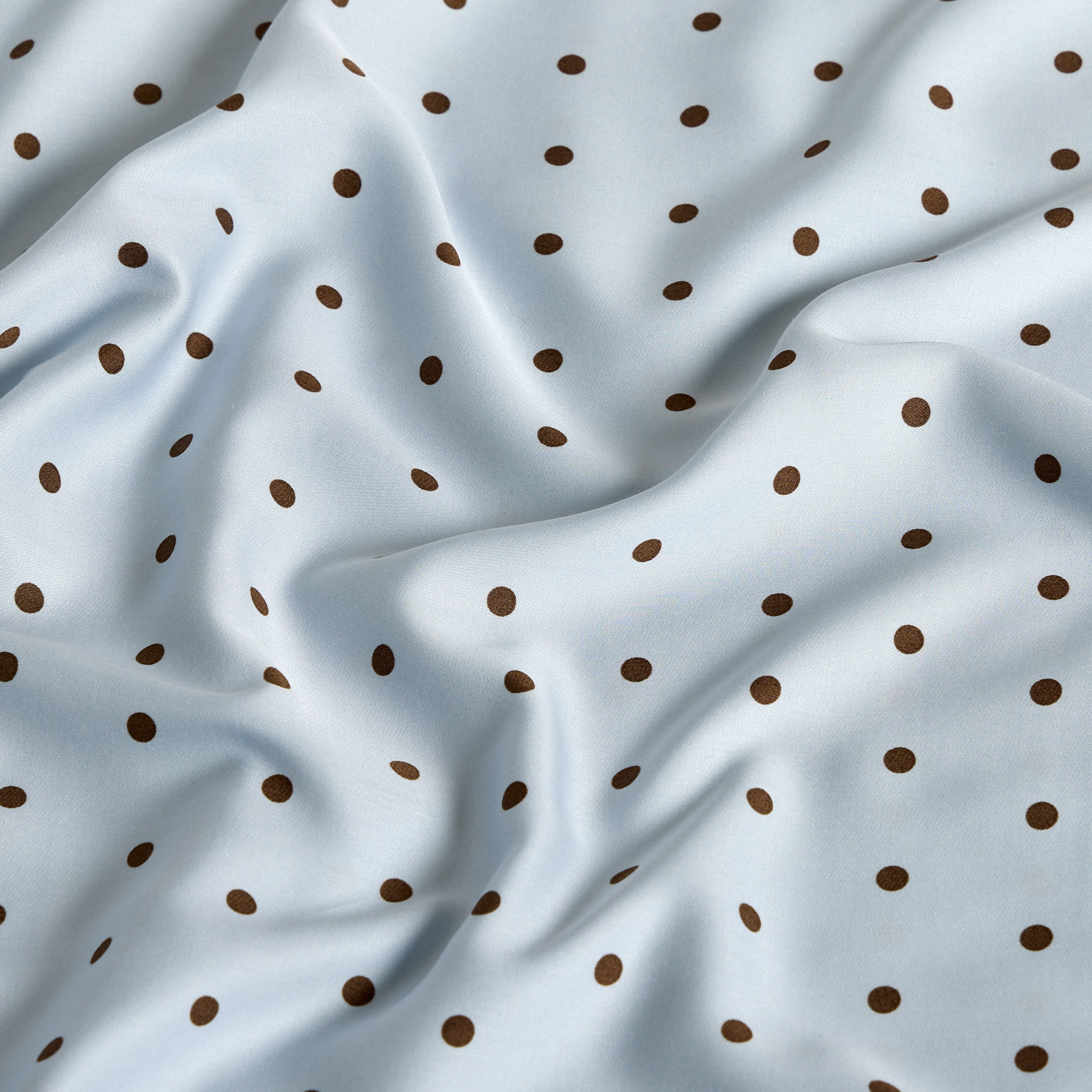 Sky Polka Dot Bamboo Fitted Sheet