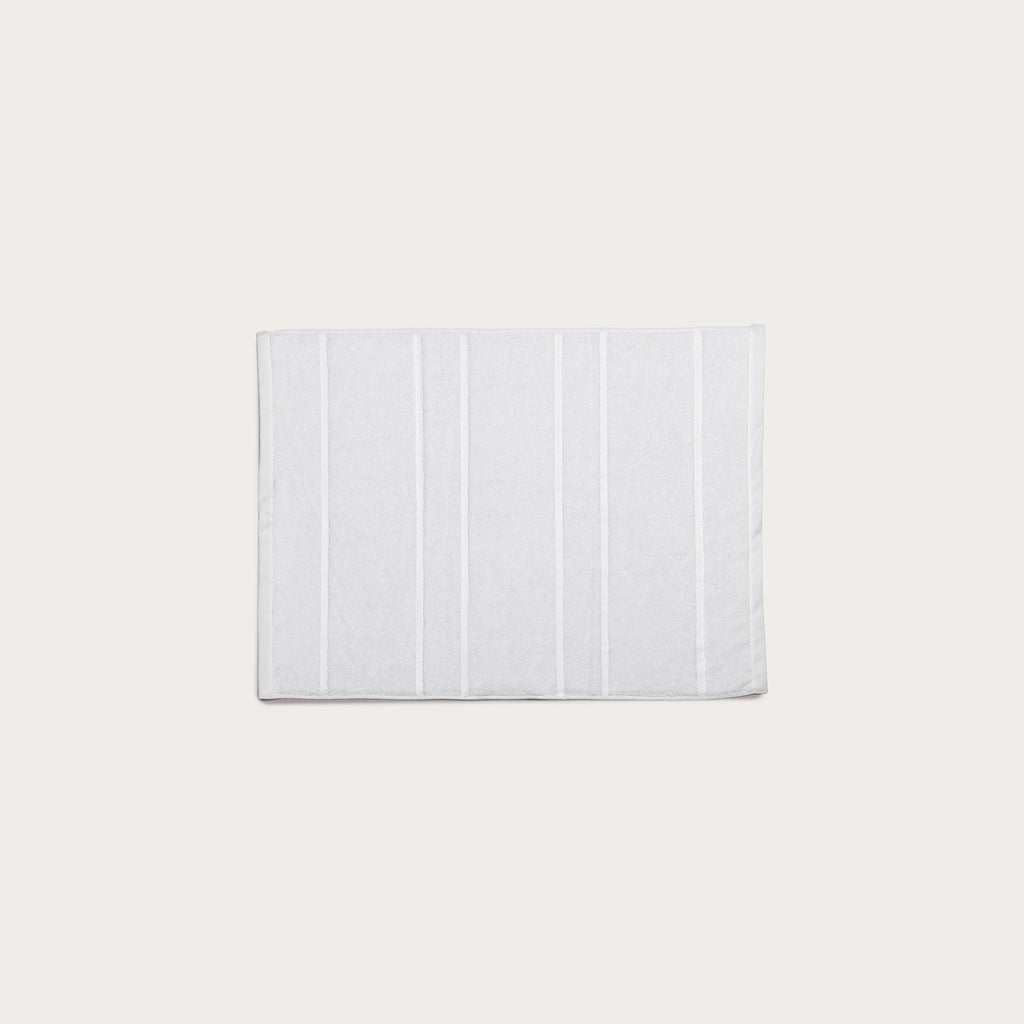 Roma Bath Mat White