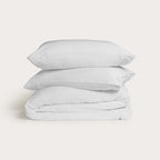 White Bamboo Quilt Cover