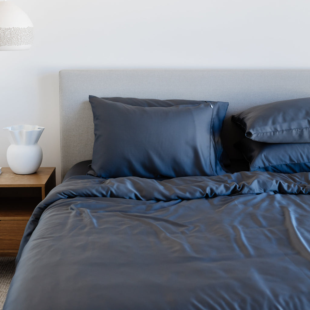 Midnight Bamboo Quilt Cover