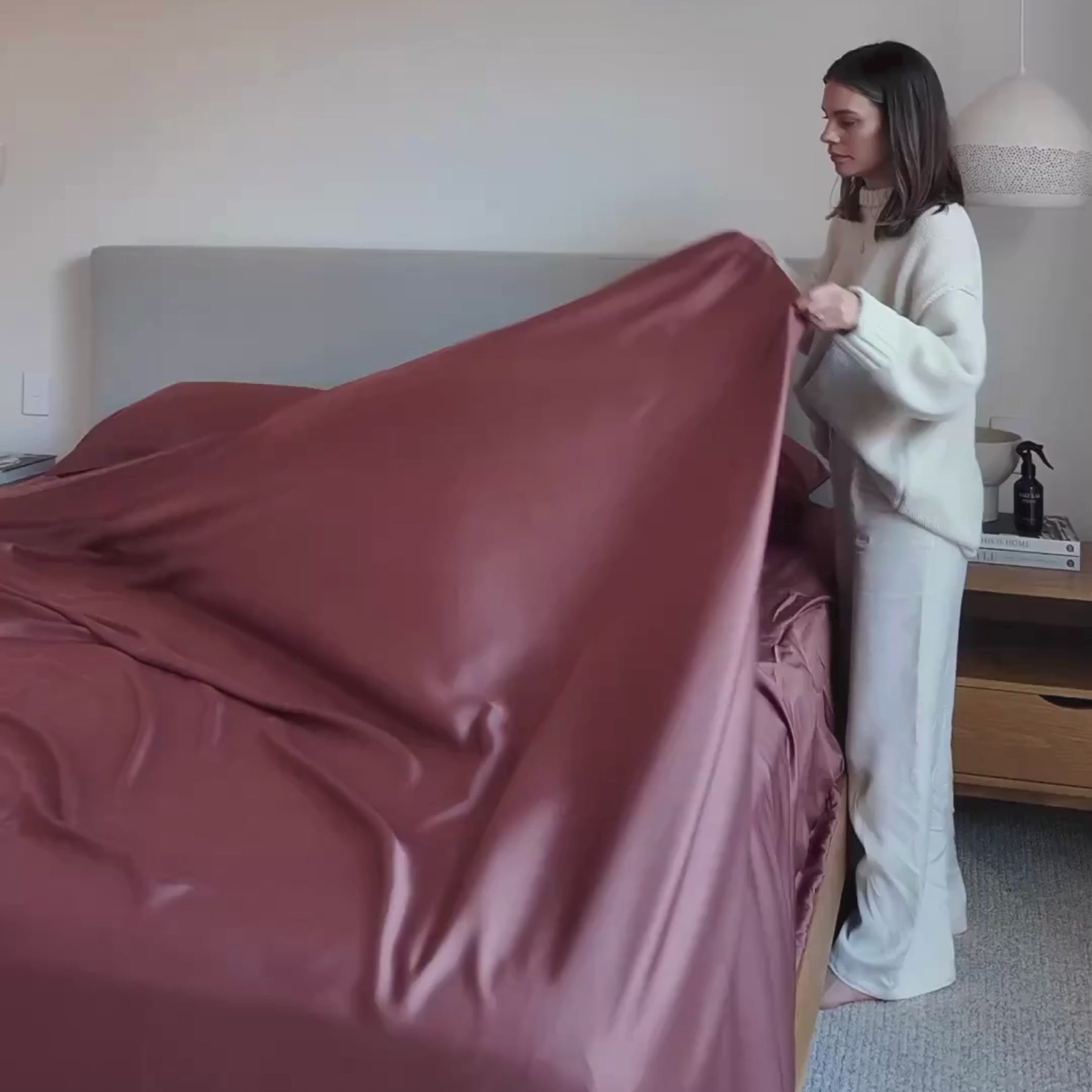 Cinnamon Bamboo Fitted Sheet Set