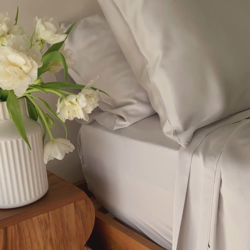 Silver Bamboo Sheet Set