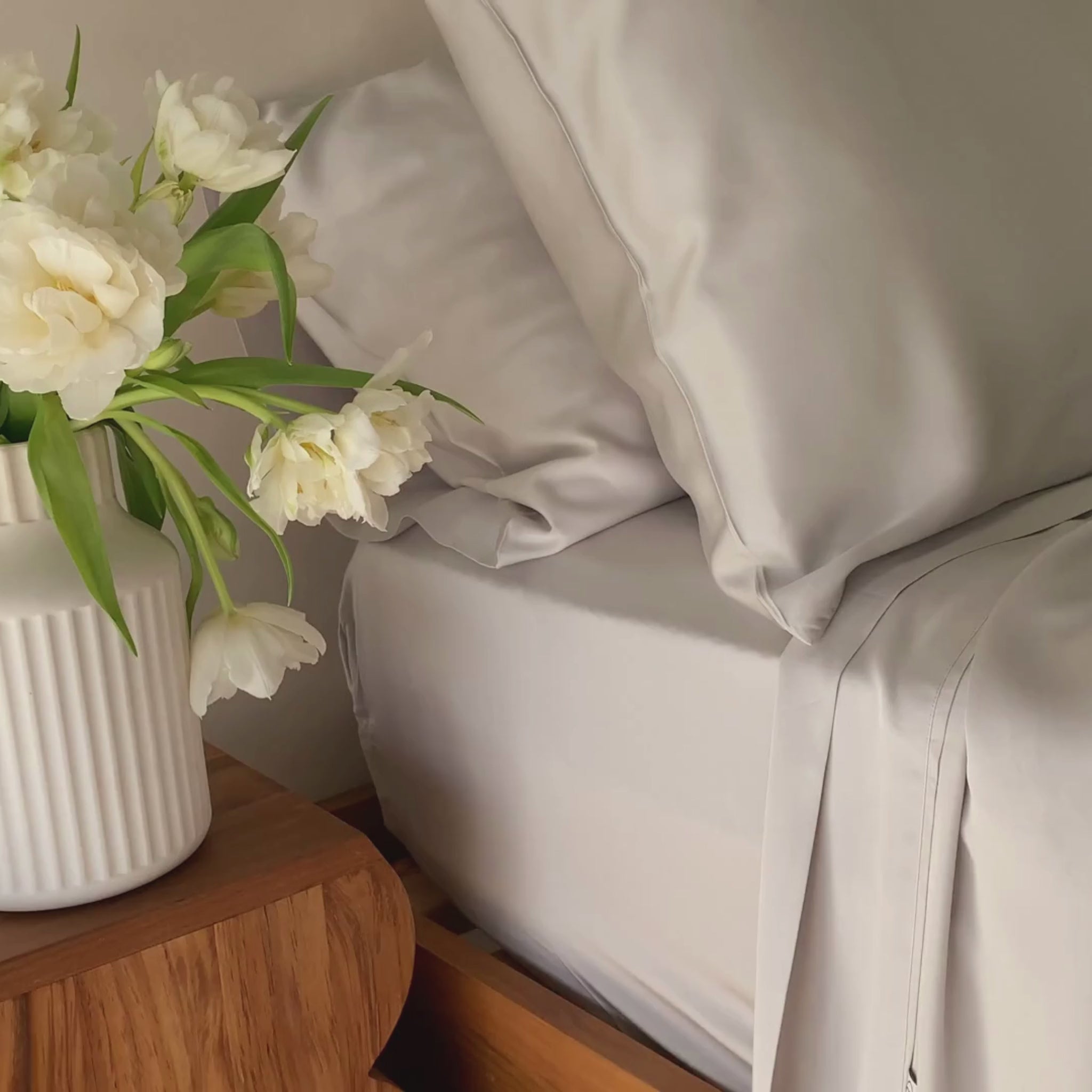 Silver Bamboo Sheet Set