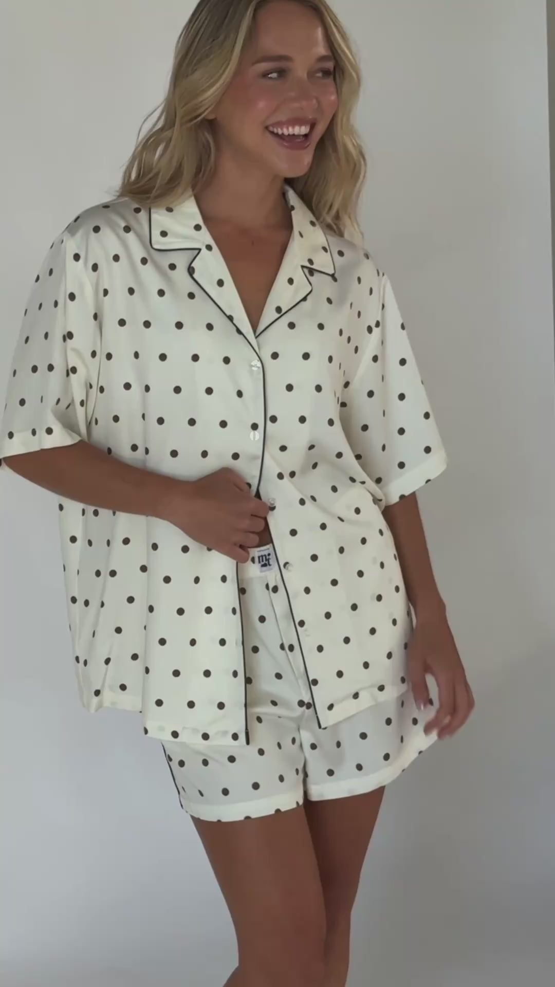 Cloud Polka Dot Lottie Bamboo Shirt
