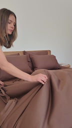 Chocolate Bamboo Quilt Cover