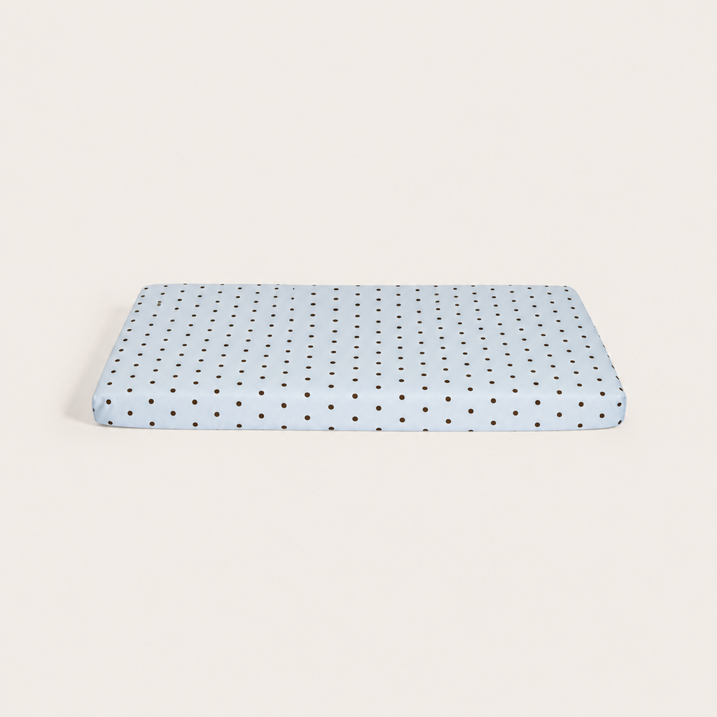 Sky Polka Dot Bamboo Baby Bedding