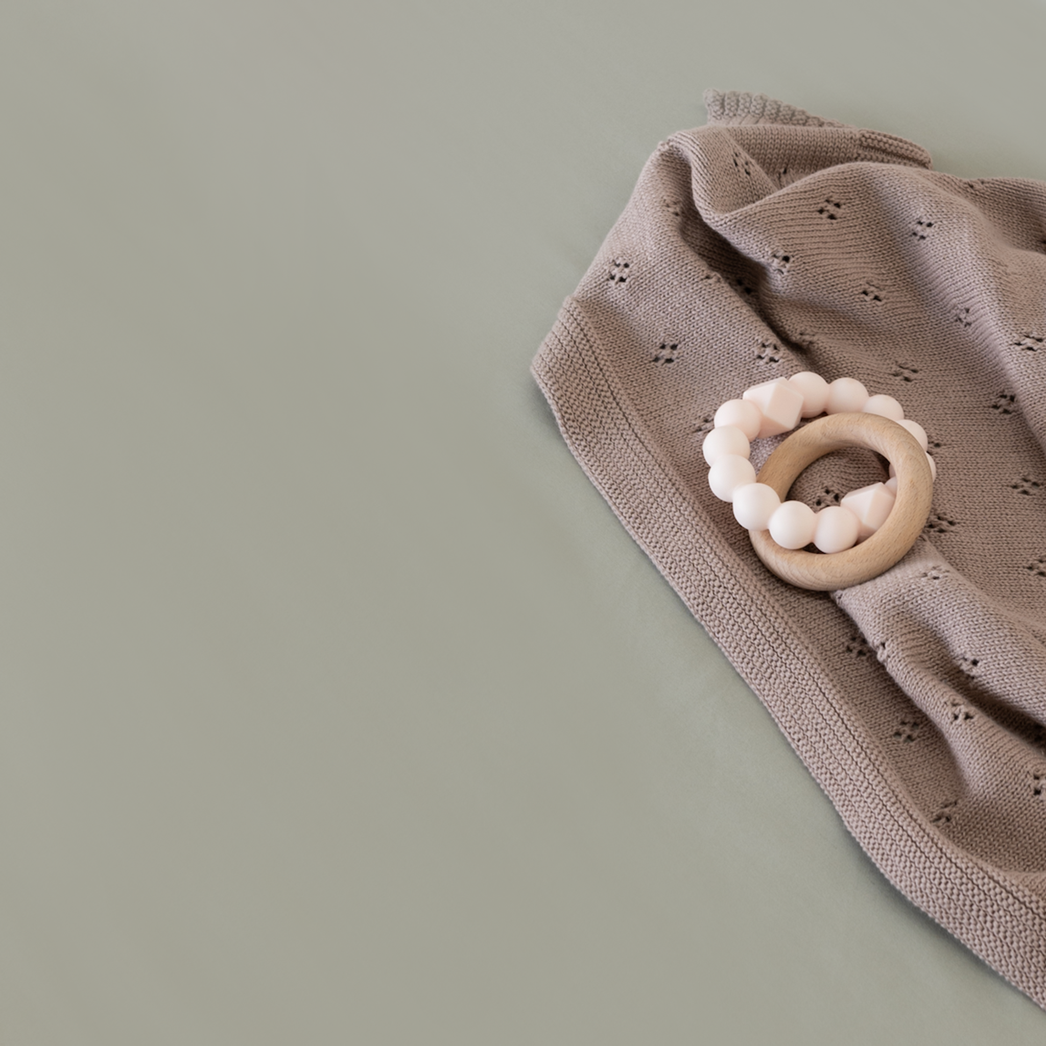 Olive Bamboo Baby Bedding